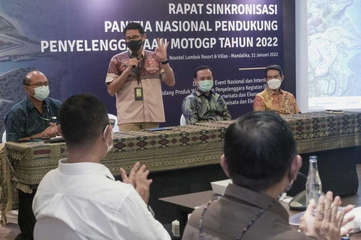 Bertemu Sandiaga di Mandalika, Andi Sudirman Berharap Tercipta Rute Segitiga Emas Toraja-Bali-Lombok